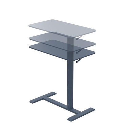 TopJob ANYDESK NEST mobile standing desk, portable, hidden wheels, multi-use table.