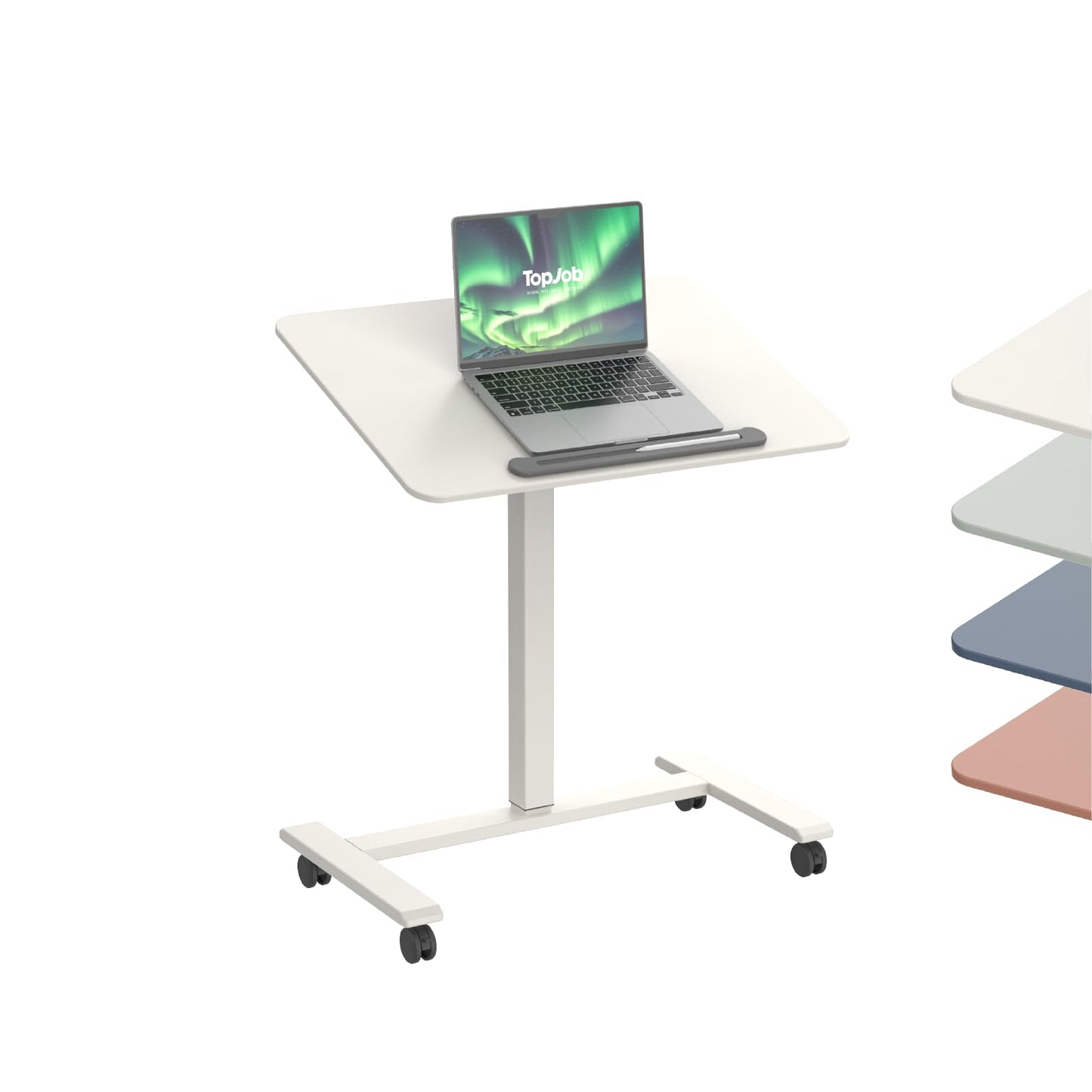 TopJob ANYDESK FOLD standing desk, portable, foldable, lockable wheels.