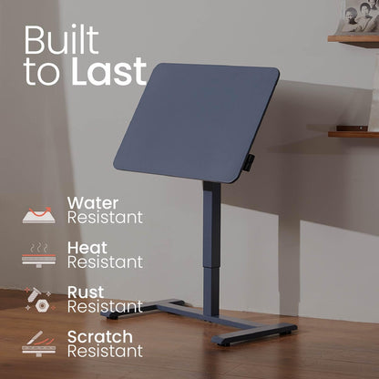 TopJob ANYDESK FOLD desk, rolling stand desk for home, bedside or kitchen use.