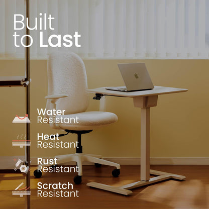 TopJob ANYDESK FOLD standing desk, portable, foldable, lockable wheels.